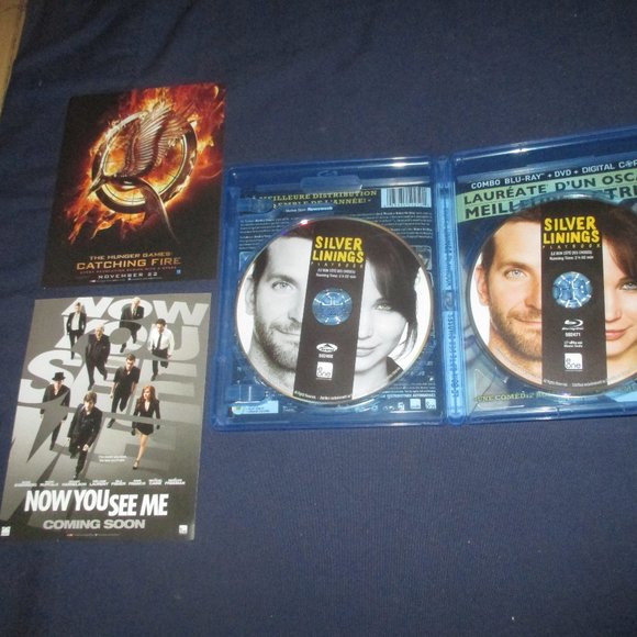 Silver Linings Playbook (Blu-ray Disc/DVD, 2013, 2-Disc Set) w/ slip cover - Picture 4 of 5